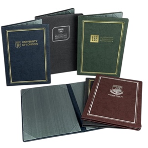 Porte-certificat en cuir PU imperméable gravé au laser personnalisé, design français, couverture de diplôme, récompenses de graduation, affaires - Product Image 1