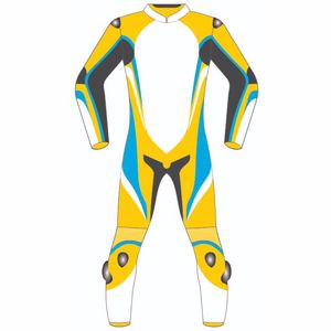 Ensemble de vêtements de sport de course à vendre Matériau en cuir de haute qualité Meilleure conception Combinaisons de moto légères Caractéristiques imperméables - Product Image 2