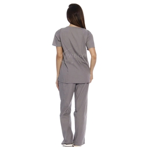 Offre Spéciale : Ensemble de Blouses d'Infirmière pour Femmes – Respirant, Doux, en Tricot Spandex – Uniforme Médical Confortable pour Soignantes - Product Image 3