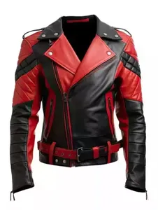 Chaqueta de cuero genuino para hombre de moda de alta calidad chaquetas de cuero de moda para hombre chaquetas de cuero de Pakistán para hombre - Product Image 4