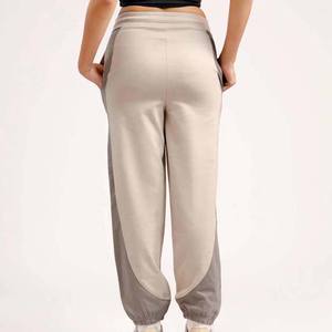 Pantalon de survêtement pour femme, coupe droite, taille mi-haute, avec logo brodé, panneau latéral élastique, écologique, séchage rapide, respirant - Product Image 5