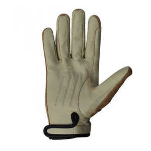 Guantes de equitación de dedo completo de cuero de diseño personalizado del fabricante superior Empuñaduras de mano Durable Transpirable Cómodo Ligero - Product Image 3