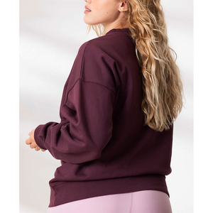 Sudaderas de Mujer de Alta Calidad, Bordadas, de Felpa, Tejidas, Casuales de Invierno, Estilo Hip Hop, Talla Grande, Hombros Caídos, Holgadas - Product Image 2