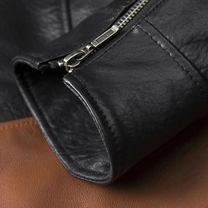 Mens Leather <b>Jacket</b> Genuine Leather Clothing Zipper Fashion Stylish Winter Waterproof Outdoor <b>Biker</b> Leather <b>Jacket</b> Breathable - Product Image 3