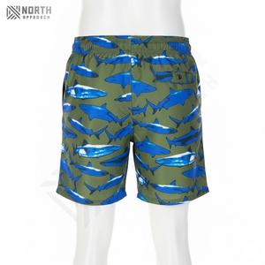 Shorts en toile décontractés pour homme, coupe slim, taille mi-haute, à séchage rapide, avec cordon de serrage, tendance estivale, dernières ventes - Product Image 2