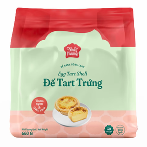 OEM/ODM Vente chaude Tarte HALAL Dessert de boulangerie Surgelé Surgelé rapidement Coquille de tarte aux œufs portugaise Non cuite Sucrée Sac de 0,66 kg Bon prix - Product Image 1