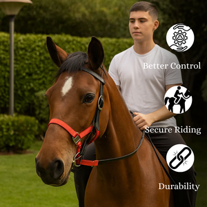 Cabestro de Nailon PP Premium para Caballo |   Accesorios Duraderos para Sillas de Montar |   Equipo Ecuestre de Alta Calidad a Precio Accesible - Product Image 3