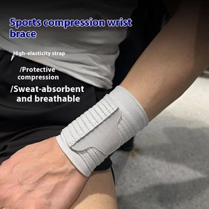 Sangle de soutien du poignet en néoprène personnalisée avec logo, robuste, pour la musculation, l'entraînement sportif, la musculation, la salle de sport, la sécurité - Product Image 4