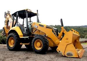 LIVRAISON GRATUITE CAT-420 Chargeuse-pelleteuse 4x4 homologuée EPA CE avec vérin hydraulique Eaton, moteur principal, pompe, boîte de vitesses et PLC. - Product Image 5