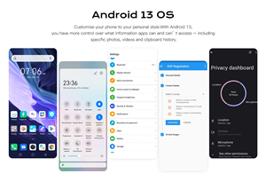 HOTWAV NOTE 12-Téléphone intelligent original Android 13 Global 4G, 6.8 pouces, Octa Core, 8 Go + 128 Go, 6180mAh - Product Image 4