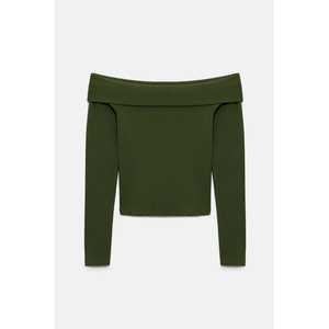 Chemise décontractée à épaules dénudées avec logo sur le devant 100% coton - Product Image 5