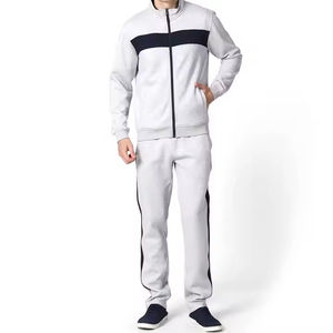 Venta al por mayor de chándales para los hombres Conjunto de chándal de 2 piezas Casual Athletic Jogging Warm Up Full Zip Sweat Suits - Product Image 1