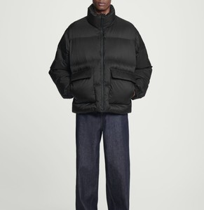 แจ็กเก็ตขนเป็ดสำหรับผู้ชายเสื้อแจ็คเก็ตลำลองมีสไตล์อบอุ่นคอปกตั้งได้สำหรับฤดูหนาว - Product Image 1