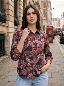 Vêtements décontractés d'été, chemise à manches courtes boutonnée décontractée formelle pour hommes, coton L005 - Product Image 5