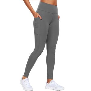 Mallas de invierno de cintura alta de terciopelo cálido para mujer, pantalones de mallas gruesas de gran tamaño con patrón sólido de S-5XL - Product Image 6