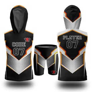 Haute qualité conçu sur mesure professionnel drapeau américain vêtements de football respirant 7V7 7on7 hauts chemises uniforme avant Logo - Product Image 6