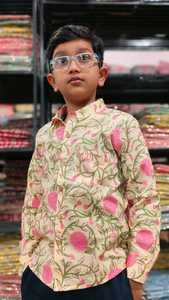 Vente en gros de chemise de soirée semi-formelle en coton pur pour garçons toile décontractée douce et confortable pour les mariages anniversaires pique-niques - Product Image 6