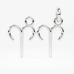 Collar con Signo Zodiacal Aries, Colgante de Estrella en Oro Sólido de 14k o 18k, Colgantes y Dijes Finos, Regalo de Cumpleaños Inspirado en la Astrología - Product Image 3