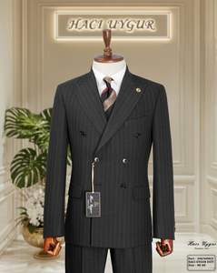 Traje Premium para hombre 80% Lana 20% Poliéster Slim Fit Modern Classic Look para eventos de negocios - Product Image 4