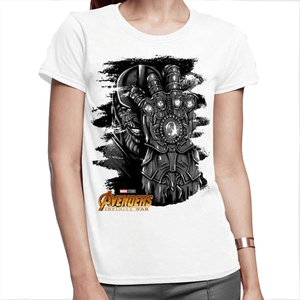 T-shirt manches courtes col ras du cou pour femme, ample et estival, couleur blanche avec logo personnalisé imprimé, vente en gros, - Product Image 1