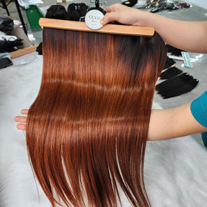 มัดผมเวียดนามสำหรับผู้หญิงผมดิบสองชั้นผมตรงสีธรรมชาติ - Product Image 4