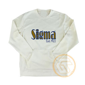 Sudadera Casual Bordada Ecológica de Algodón con Forro Polar para Mujer, Personalizada de Alta Calidad, de Sigma Gamma Rho, para Otoño/Invierno - Product Image 5