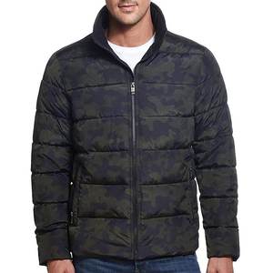 Chaqueta universitaria de invierno de alta calidad para hombre, Abrigo acolchado cálido de lona con patrón de pato esponjoso de Color sólido grueso a la moda - Product Image 1