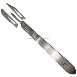 Mango de bisturí n. ° 4 se adapta a varios cuchillos estándar, cortador de tarjetas para hacer Podología dental por SWIFT IND VERDE - Product Image 4