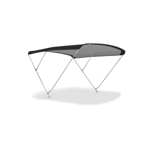 Equipo Marino Nettuno, la Mejor Toldería Bimini Sport Plus de 3 Arcos para Embarcaciones y Balsas, Diámetro de 20 mm, Acero Inoxidable, Poliéster Negro - Product Image 1