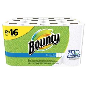 Papier hygiénique Bounty Select-a-Size blanc 6 rouleaux d'essuie-tout triple - Product Image 6