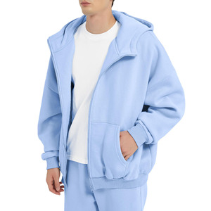 เสื้อฮู้ดกันหนาวขนแกะคอตตอน100% มีฮู้ดโอเวอร์ไซส์พิมพ์ลายแบบกำหนดเอง - Product Image 3