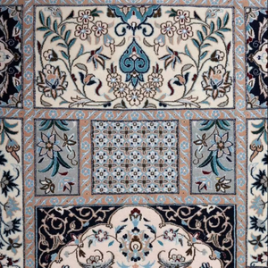 Zarek nain 6คอลเลกชันพรีเมี่ยมพรมเปอร์เซียพรมขนสัตว์/ผ้าไหมทำด้วยมือเป็นมิตรกับสิ่งแวดล้อมรูปทรงเรขาคณิต - Product Image 1