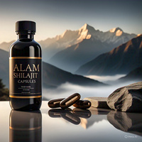 Cápsulas de Shilajit de alta calidad puras verificadas por GMP, ácido fúlvico seco orgánico Natural, garantía de devolución de dinero, embalaje de 60 uds.