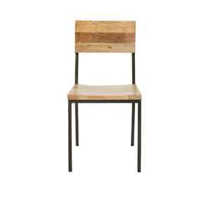 Sillas de madera Muebles de sala de estar con asiento de madera maciza Cojín de silla de restaurante Taburete de comedor simple - Product Image 1