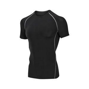 Camisetas de gimnasio de compresión transpirable para hombre, entrenamiento atlético, entrenamiento físico, correr, deportes, tops de capa base de secado rápido - Product Image 3