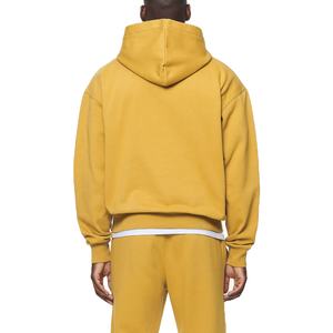 เสื้อฮู้ดดี้โอเวอร์ไซส์ผ้าเฟรนช์เทอร์รี่ฟลีซหนา 500 กรัม สำหรับผู้ชาย ทรงหลวม ไหล่ตก พิมพ์ลาย 3 มิติ หนา หนัก ผลิตตามสั่ง ผ้าฝ้าย 100% - Product Image 4