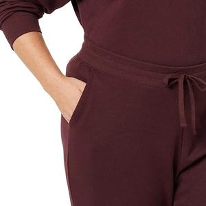 Ropa de calle Pantalones de chándal ajustados de moda Pantalones de chándal de algodón para mujer con bolsillos laterales personalizados - Product Image 5