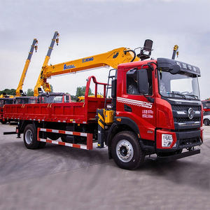 Dongfeng Howo sinotrk 4*2 משאית 4 x4 עם 8-10 טון בום מנוף גובה מקסימום 20 מ 'גובה הרמה לבנייה - Product Image 4