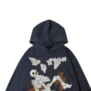 เสื้อมีฮู้ดสวมหัวผ้าฝ้ายยูนิเซ็กซ์คุณภาพสูงออกแบบได้ตามที่ต้องการสำหรับฤดูหนาวผลิต - Product Image 6