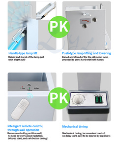Khử trùng đèn UV 60 Wát di động diệt khuẩn Đèn mà không cần Ozone - Product Image 4