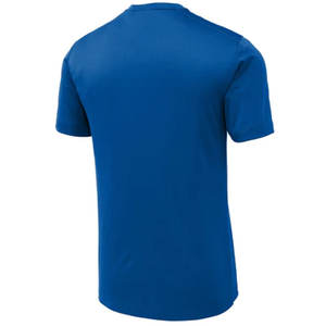 Camiseta deportiva personalizada con cuello redondo para entrenamiento de gimnasio, camiseta de manga larga con ajuste regular para hombre - Product Image 2