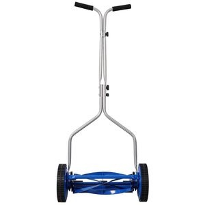 Meilleure tondeuse à gazon manuelle à roulettes de 14 pouces, outil de coupe d'herbe pour l'entretien des pelouses de jardin - Product Image 1
