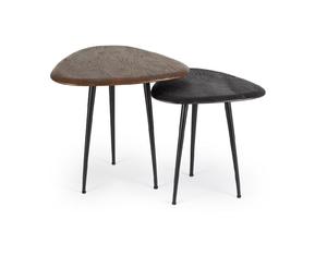 Modern Nordic Solid Mango Wood Nest <b>Tables</b> <b>Mini</b> Round Oval <b>Side</b> <b>Tables</b> for Home Furniture on Sale Living Room Furniture - Product Image 1