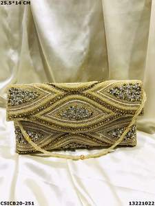 กระเป๋าคลัทช์ผู้หญิงทำมือจากดีไซเนอร์ชาติพันธุ์ - Product Image 2