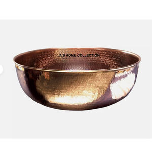 Bol de pédicure en laiton martelé de qualité supérieure moderne, bol de forme arrondie classique, produits les plus vendus - Product Image 6