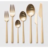 Ensemble de couverts luxueux en laiton avec finition antique parfait pour manger et faire des cadeaux de haute qualité à un prix équitable