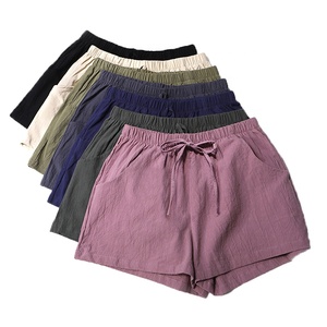 Shorts en jean élégants pour femmes, écologiques, en Spandex/Polyester, taille haute élastique, délavage blanchi, shorts chauds pour l'été et le sport - Product Image 5