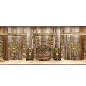Escenario de Boda Hindú Glorioso, Último Modelo de Escenario de Boda en Venta, Decoración de Escenario para Recepción de Boda India, EE. UU. y Reino Unido - Product Image 1