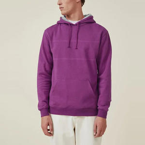 OEM de alta calidad personalizado de los hombres de invierno sudaderas con capucha transpirable respetuoso del medio ambiente de algodón de lana Logo impreso bordado sudaderas - Product Image 1