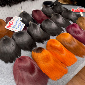 TOP PRODUCT!!! Bob wig human hair extension bone straight <b>lace</b> <b>closure</b> 2x4 middle part various color - Product Image 1